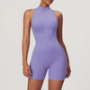 Combinaison de sport zippée pour femmes - body athlétique élégant