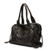 Sac à main en cuir - sac noir féminin au design polyvalent