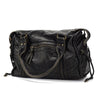 Sac à main en cuir - sac noir féminin au design polyvalent
