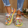 Baskets légères multicolores pour femmes - chaussures chics pour un look décontracté