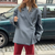 Blazer oversized femme élégant - vêtement d'extérieur tailleur pour le bureau et les sorties décontractées