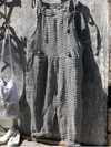 Salopette rayée femme - jumpsuit détente au style casual