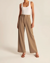 Pantalons tailleur femme taille haute avec plis chics - l'élégance décontractée à votre portée