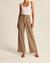 Pantalons tailleur femme taille haute avec plis chics - l'élégance décontractée à votre portée