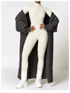 Combinaison en tissu extensible pour femmes - tenue polyvalente à manches longues pour les femmes actives