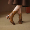 Bottines femme - design en similicuir (PU) tendance pour un porté quotidien