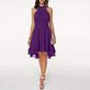 Robe de cocktail femme - design dos nu asymétrique pour les occasions spéciales