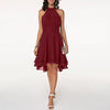 Robe de cocktail femme - design dos nu asymétrique pour les occasions spéciales