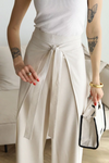 Ensemble chic de pantalons larges en 2 pièces - look élégant pour femmes