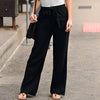 Pantalon en lin pour femmes - bas décontractés tendance pour tous les jours