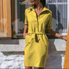 Robe chemise femme à taille cintrée - une élégance décontractée pour toutes les occasions