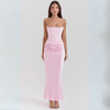 Robe maxi style corset pour femmes - élégante robe de soirée longue pour occasions spéciales