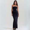Robe maxi style corset pour femmes - élégante robe de soirée longue pour occasions spéciales