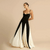 Robe maxi féminine décontractée - élégante tenue de soirée bicolore