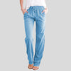 Pantalons femme avec taille élastique - pantalons décontractés élégants pour un confort quotidien