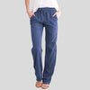 Pantalons femme avec taille élastique - pantalons décontractés élégants pour un confort quotidien