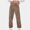 Pantalons de lounge en molleton doux pour femmes – style décontracté pour les soirées à la maison ou les sorties