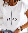 T-shirt ample femme style décontracté blanc - un essentiel quotidien pour les dames