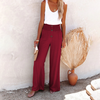 Pantalons larges - élégants pantalons taille haute pour femmes