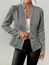 Veste femme - blazer matelassé épuré pour le bureau - élégance au travail