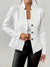 Veste femme - blazer matelassé épuré pour le bureau - élégance au travail