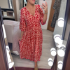 Robe maxi bohème femme à manches longues - style décontracté et chic pour l'été