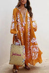 Robe décontractée femme style boho - design floral élégant pour vos sorties estivales