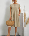Robe d'été décontractée pour femme, légère et avec poches - pour les garden parties et les sorties décontractées