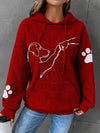 Sweat à capuche femme - sweat avec imprimé chien pour des sorties détendues