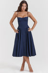Robe midi décontractée pour femmes - silhouette évasée flatteuse, pour toutes les occasions