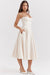 Robe midi décontractée pour femmes - silhouette évasée flatteuse, pour toutes les occasions