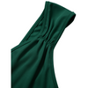 Robe portefeuille décontractée pour femme - robe midi chaleureuse pour les occasions spéciales, coupe flatteuse et style polyvalent