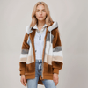 Veste en polaire pour femme - sweat à capuche zippé, pour tous les jours