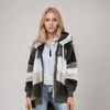 Veste en polaire pour femme - sweat à capuche zippé, pour tous les jours