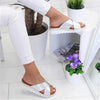 Sandales femme - claquettes légères à enfiler avec coussin en mousse à mémoire pour un été décontracté