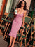 Robe midi fleurie pour femmes - robe légère à bretelles pour vos sorties estivales