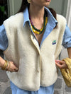 Gilet sans manches pour femme - pièce de superposition douce et tendance