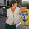 Gilet sans manches pour femme - pièce de superposition douce et tendance