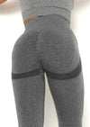 Leggings taille haute pour femmes - activewear extensible en noir