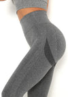 Leggings taille haute pour femmes - activewear extensible en noir