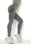 Leggings taille haute pour femmes - activewear extensible en noir
