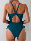Maillot de bain une pièce taille haute pour femmes - élégant et stylé pour la plage et la piscine