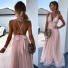 Robe maxi en dentelle et tulle - élégante tenue de soirée pour les occasions spéciales