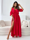 Robe maxi femme à épaules dénudées - élégante robe de soirée pour des occasions spéciales