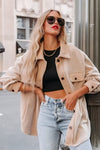 Veste polaire oversize pour femmes - couche douce et chaude pour un look décontracté