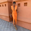 Robe maxi plissée pour femmes avec fente haute - tenue chic pour soirées spéciales