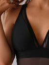 Maillot de bain une pièce sculptant pour femmes - élégante plage noire luxe