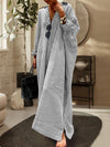 Robe maxi rayée pour femme en coton mélangé - un style décontracté au quotidien