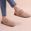 Clogs en daim pour femmes – chaussures légères et décontractées pour vos sorties quotidiennes