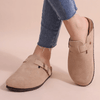 Clogs en daim pour femmes – chaussures légères et décontractées pour vos sorties quotidiennes